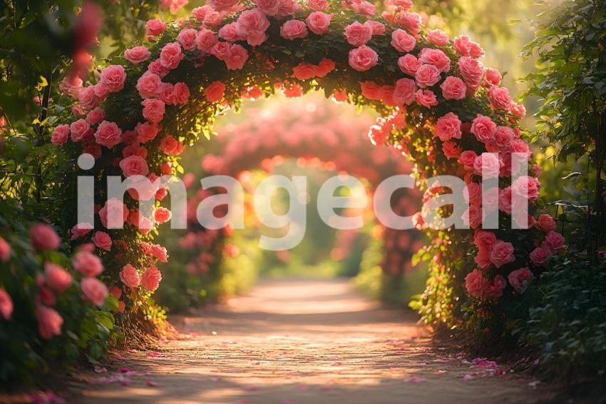 Abc1323 Romantic garden archway covered in blooming roses wit fed3bc9e 5a1e 4145 bd5a ceaa47a546e3 2