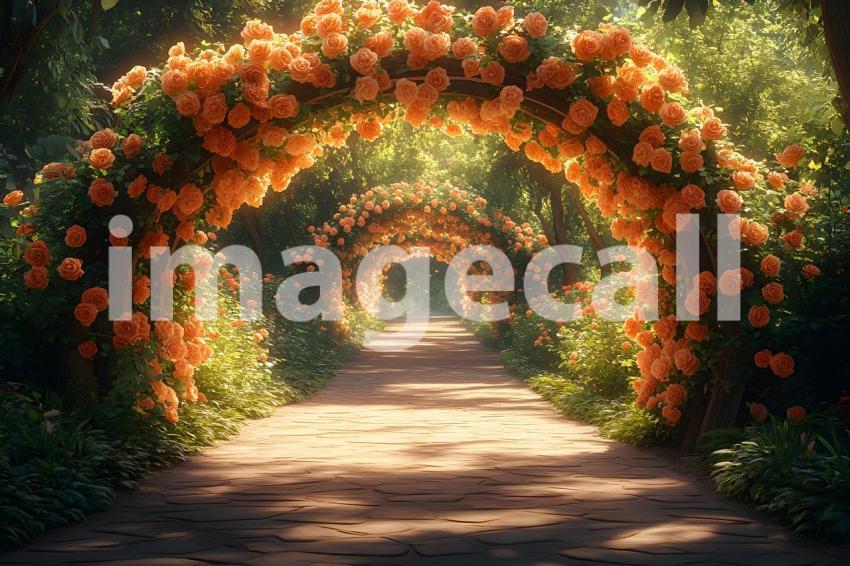 Abc1323 Romantic garden archway covered in blooming roses wit 87aec03e 31d4 4f57 af92 854db5f98af2 1