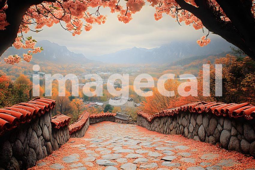 Clips12345 autumn pov top of blossom covered castle wall lookin 62bff98c 0c52 4130 90a9 c2ea89044abc part4