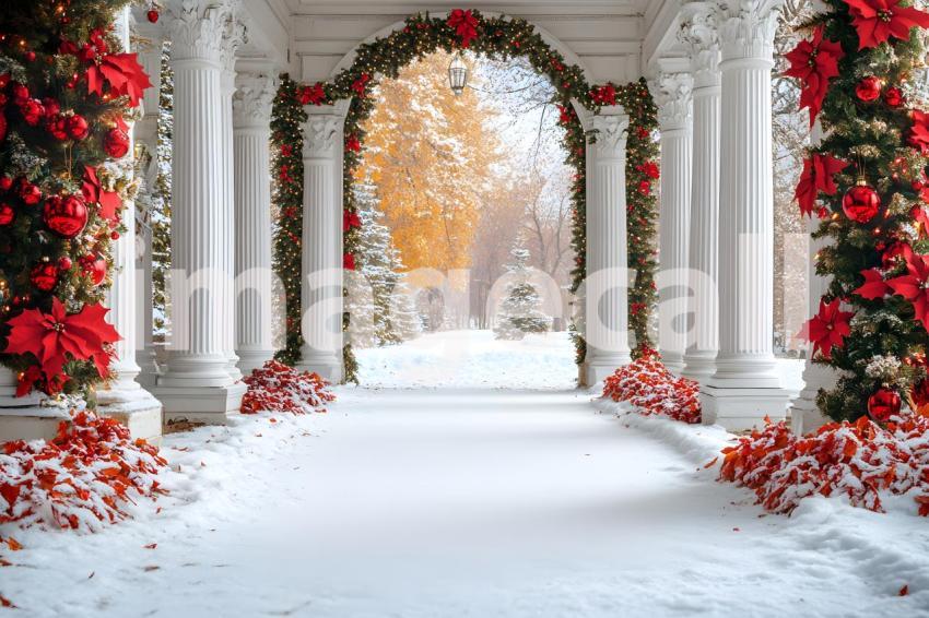 Abc1323 outdoor Christmas backdrop  empty backdrop with chris a3660f07 38fb 4d64 92dc f78d4db830da 2