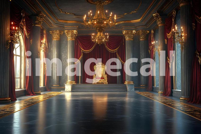 019 golden throne room 35 backdrops b25091