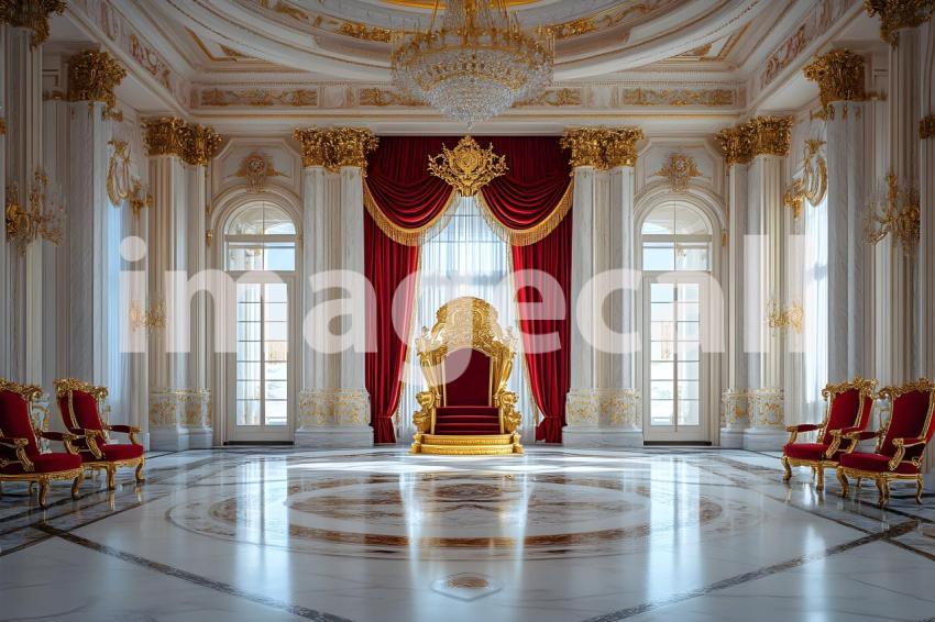 018 golden throne room 35 backdrops b25091