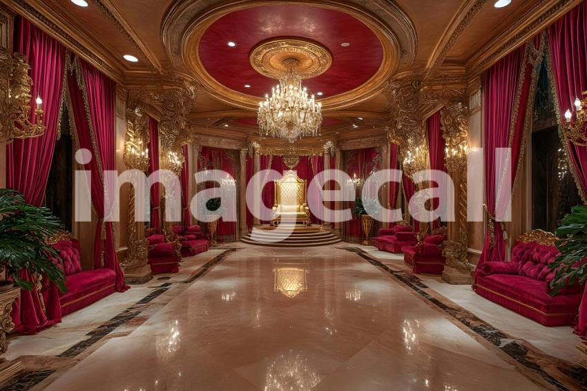 017 golden throne room 35 backdrops b25091