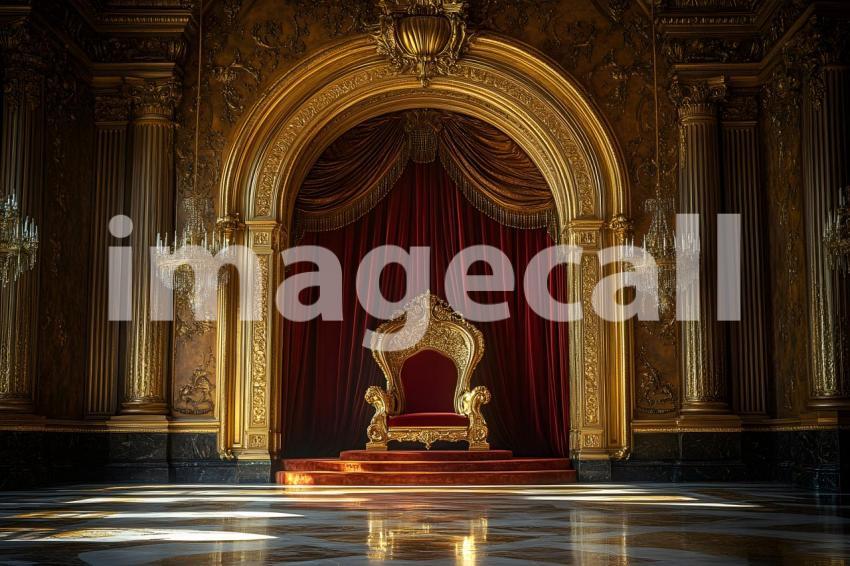 023 golden throne room 35 backdrops b25091