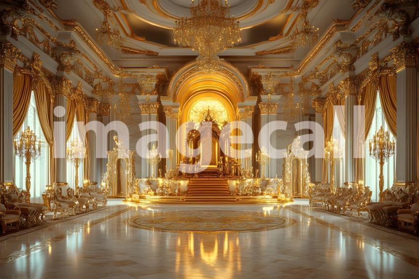 016 golden throne room 35 backdrops b25091