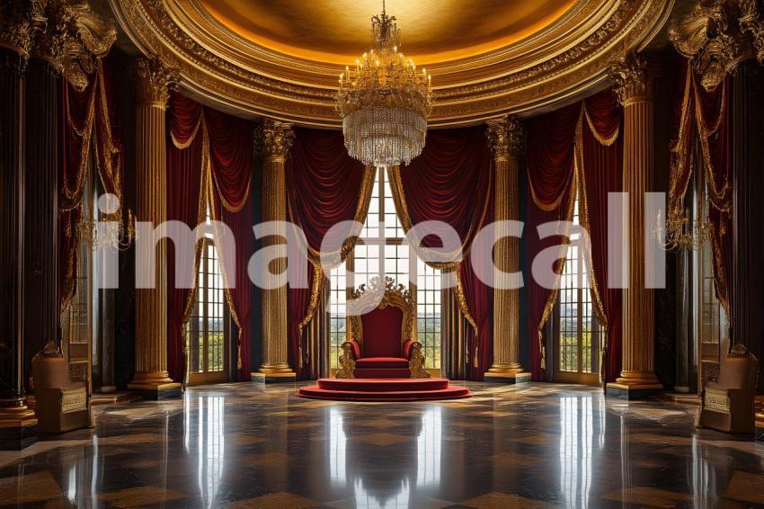 026 golden throne room 35 backdrops b25091