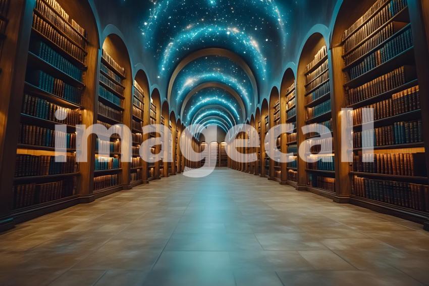 004 celestial library dream 35 backdrops b25203