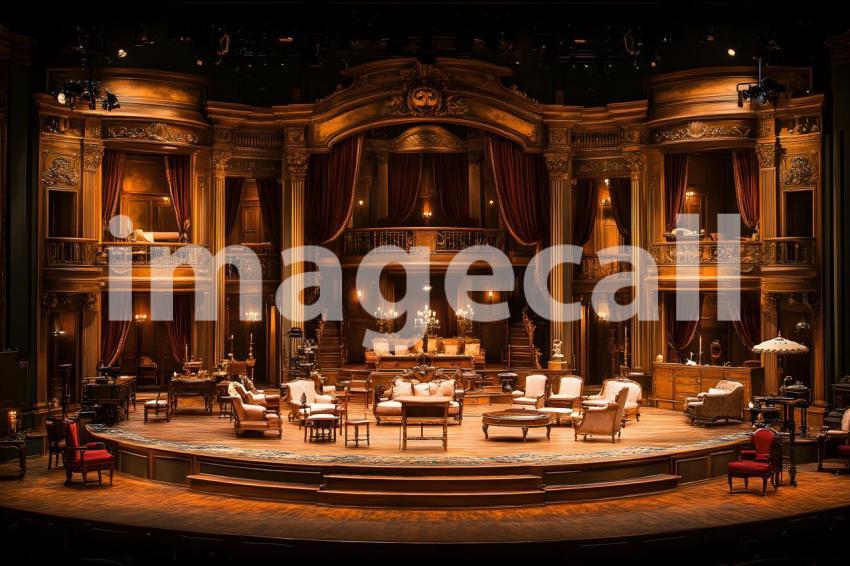008 lavish victorian opera stage 35 backdrops b25171