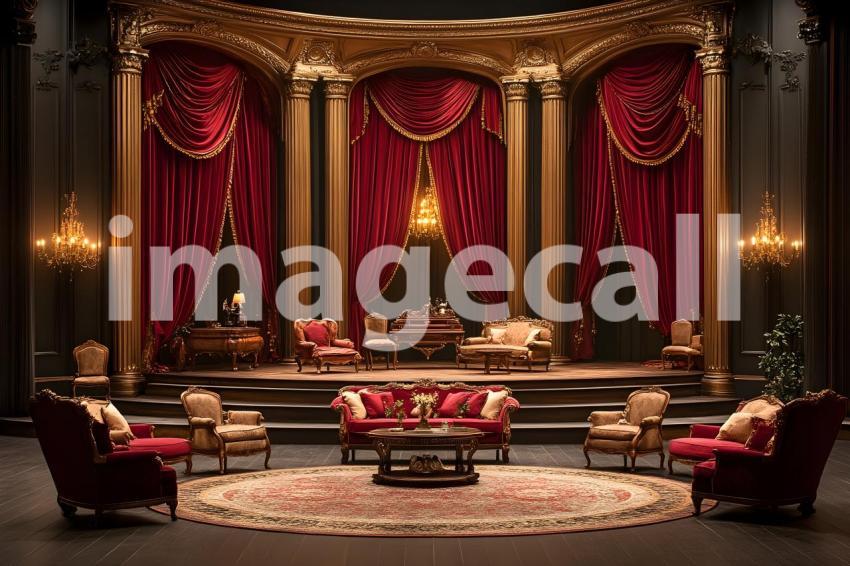 007 lavish victorian opera stage 35 backdrops b25171