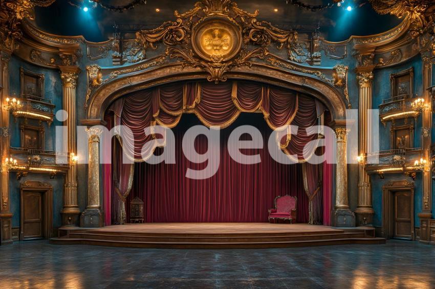 005 lavish victorian opera stage 35 backdrops b25171