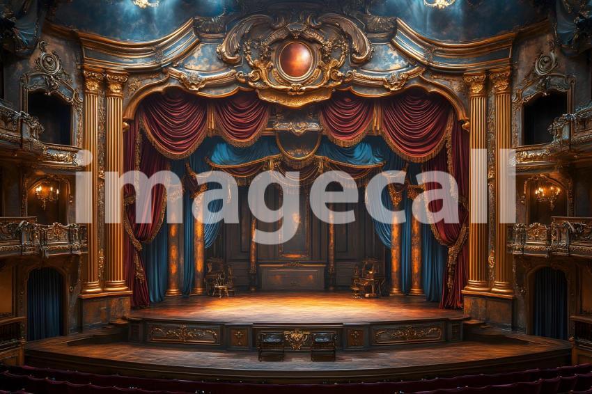 009 lavish victorian opera stage 35 backdrops b25171