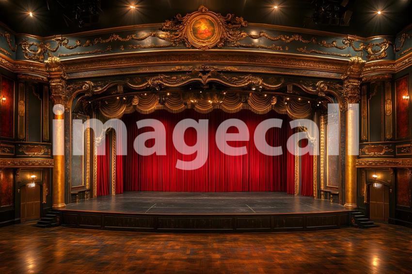 026 lavish victorian opera stage 35 backdrops b25171