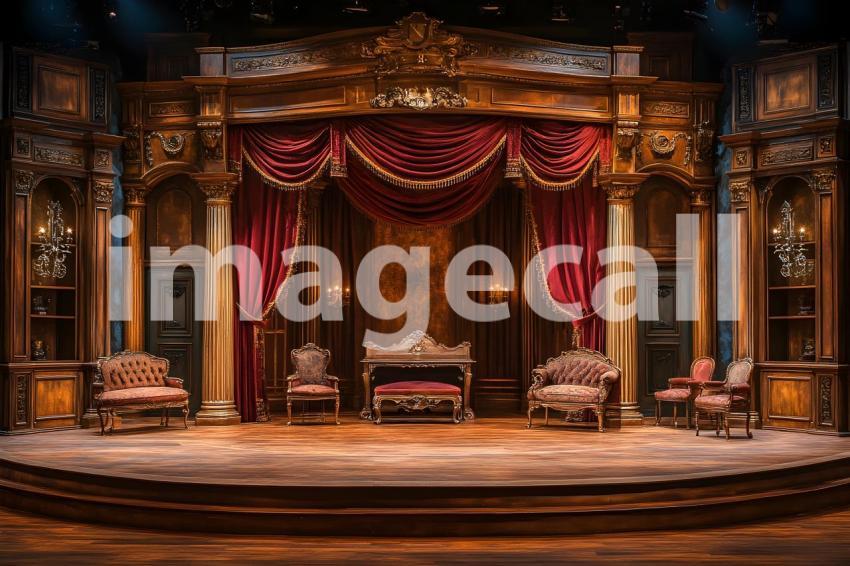 031 lavish victorian opera stage 35 backdrops b25171