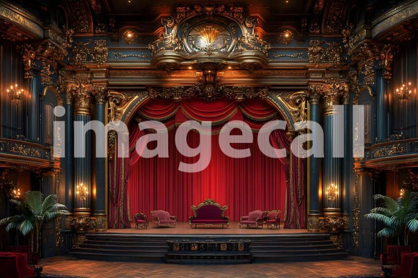 001 lavish victorian opera stage 35 backdrops b25171