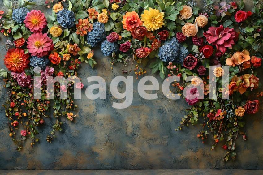 001 vintage botanical garden 15 backdrops b25043