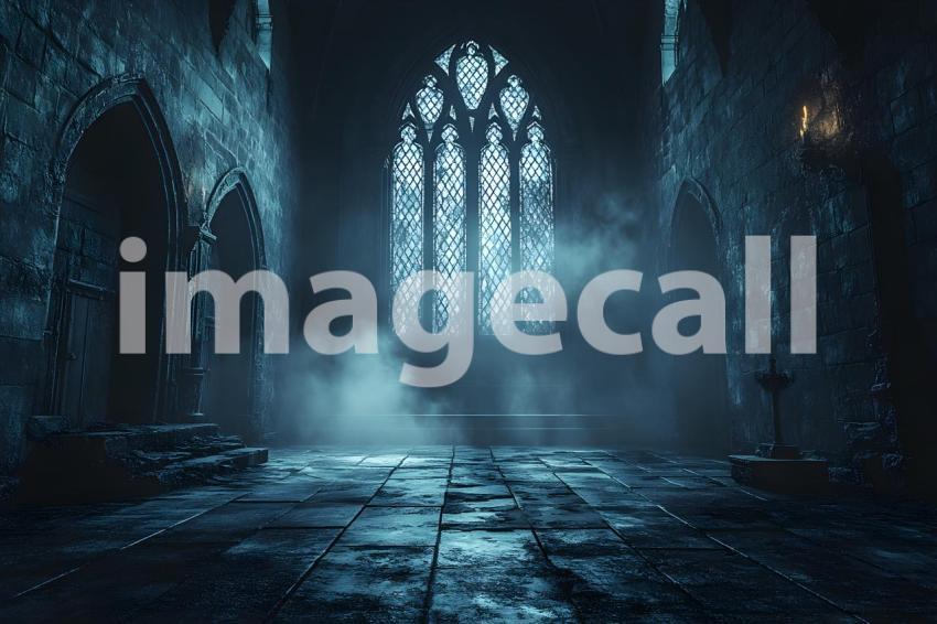 028 dark gothic theater stage 35 backdrops b25145