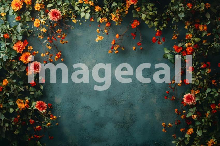 018 vintage botanical garden 15 backdrops b25043