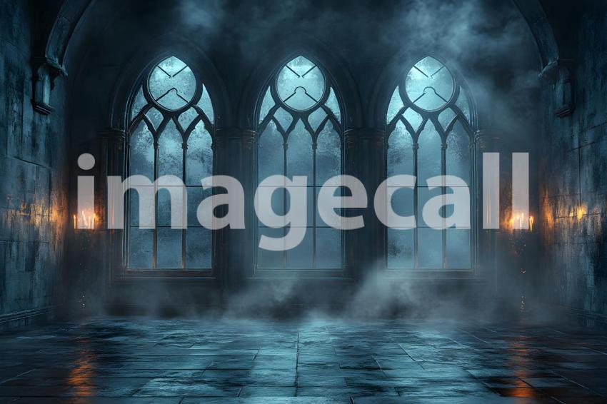 030 dark gothic theater stage 35 backdrops b25145