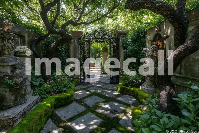 004 hidden dark garden 85 backdrops b25009