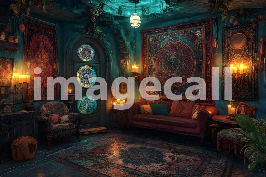 044 magical whimsical parlor 45 backdrops b25114