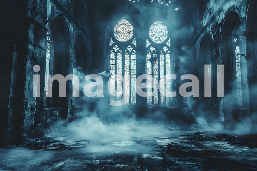 006 dark gothic theater stage 35 backdrops b25145