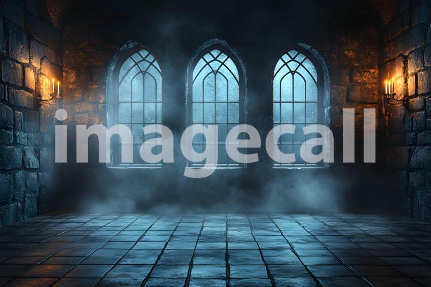005 dark gothic theater stage 35 backdrops b25145