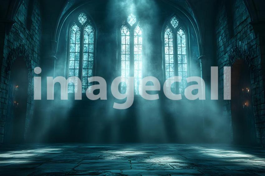 007 dark gothic theater stage 35 backdrops b25145