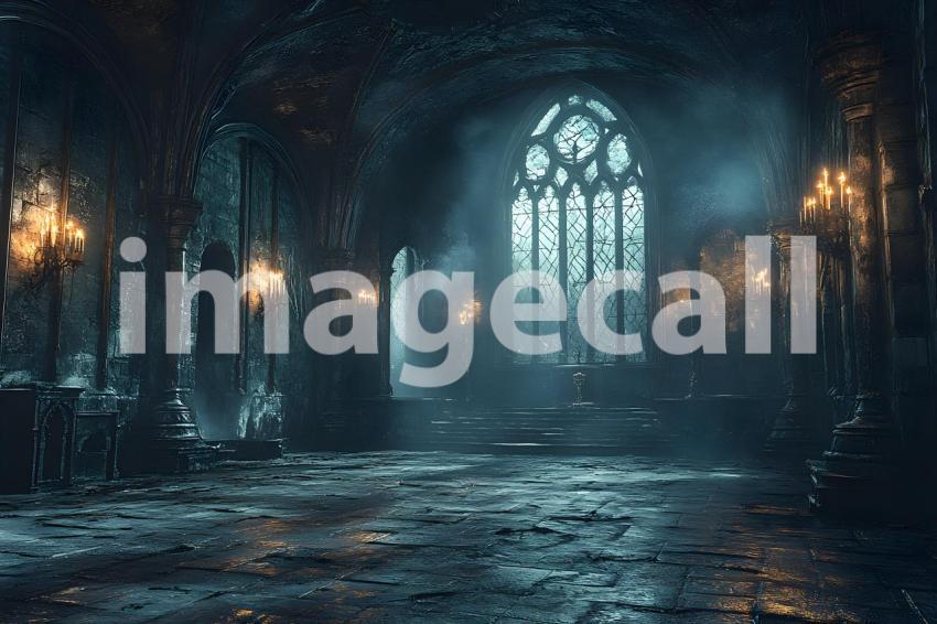 012 dark gothic theater stage 35 backdrops b25145