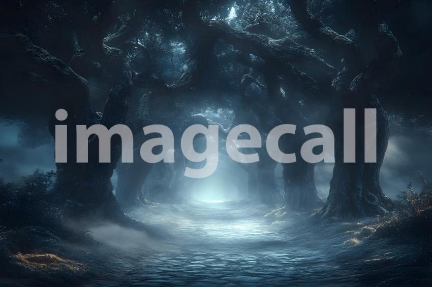 014 dark spooky forest 25 backdrops b25066