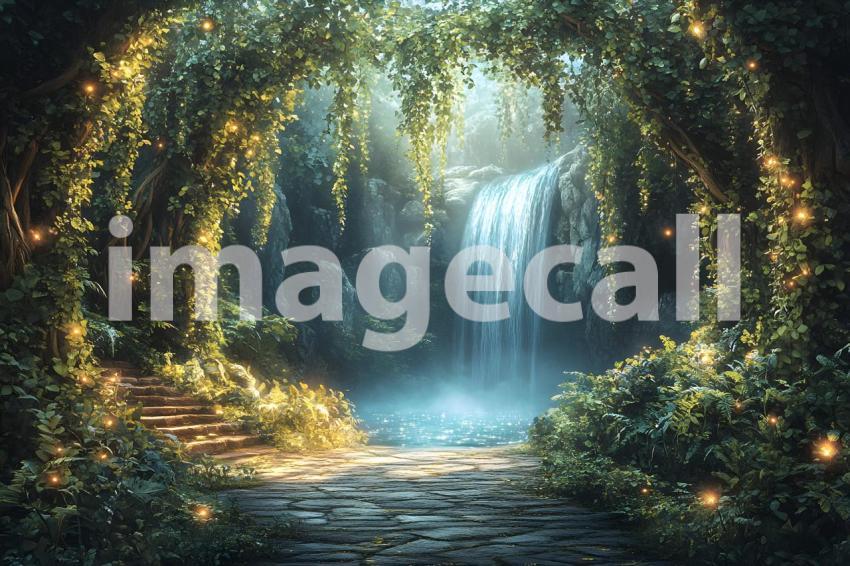 054 enchanted fairytale forest 80 backdrops b25079