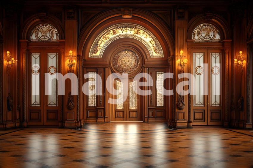 027 vintage brown wall 110 backdrops b25017