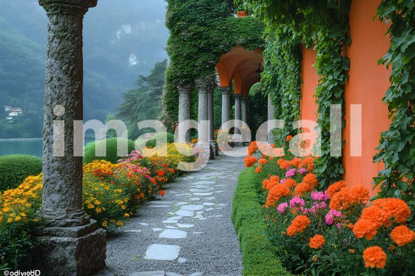 018 baroque ivy garden 15 backdrops b25058