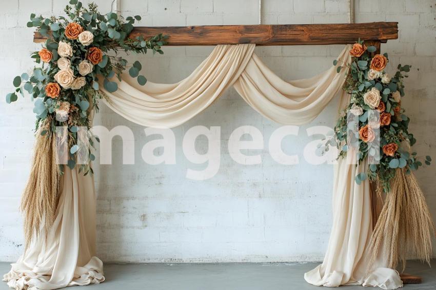 010 boho natural wood arch 50 backdrops b25257