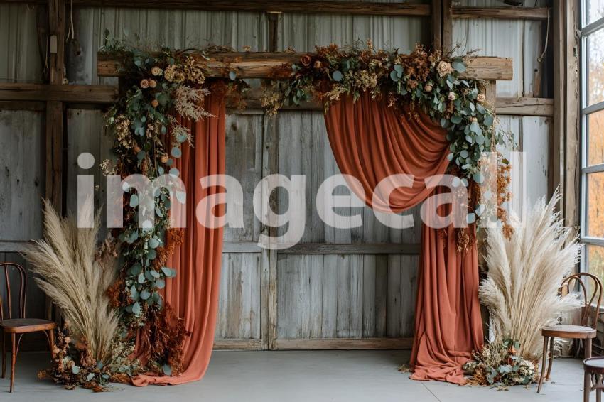 001 boho natural wood arch 50 backdrops b25257