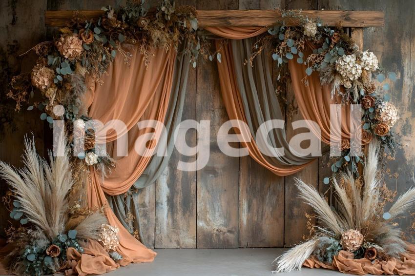 013 boho natural wood arch 50 backdrops b25257