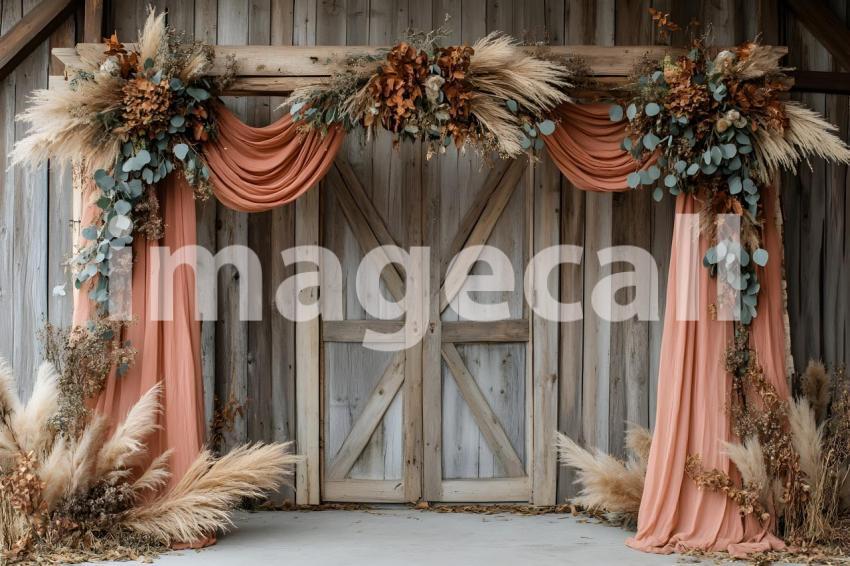 016 boho natural wood arch 50 backdrops b25257