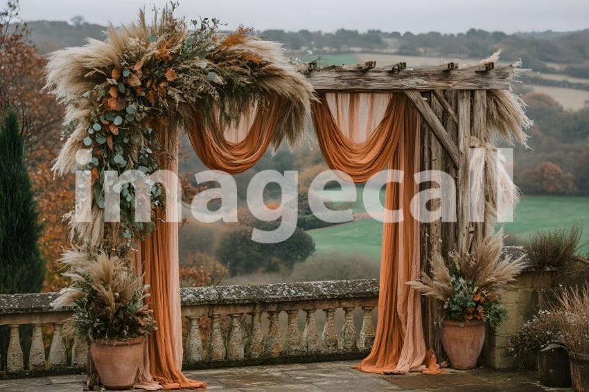 019 boho natural wood arch 50 backdrops b25257