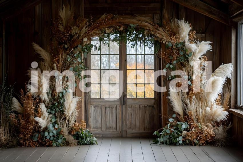 021 boho natural wood arch 50 backdrops b25257
