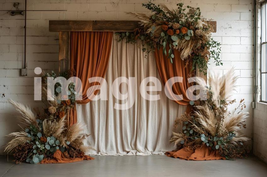 027 boho natural wood arch 50 backdrops b25257