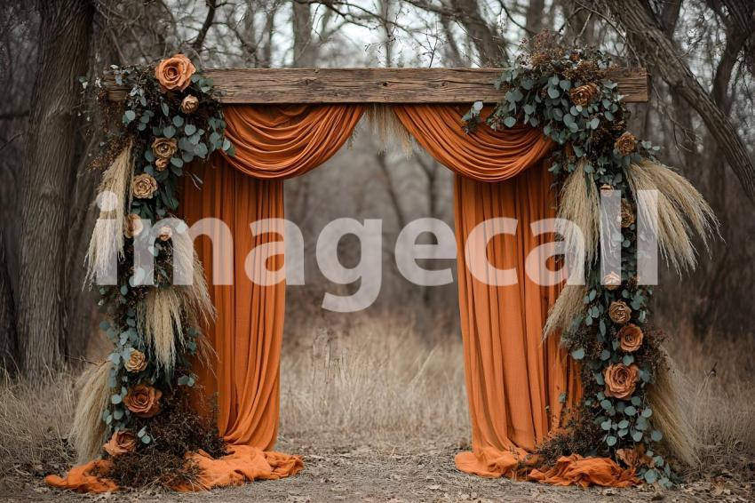 031 boho natural wood arch 50 backdrops b25257