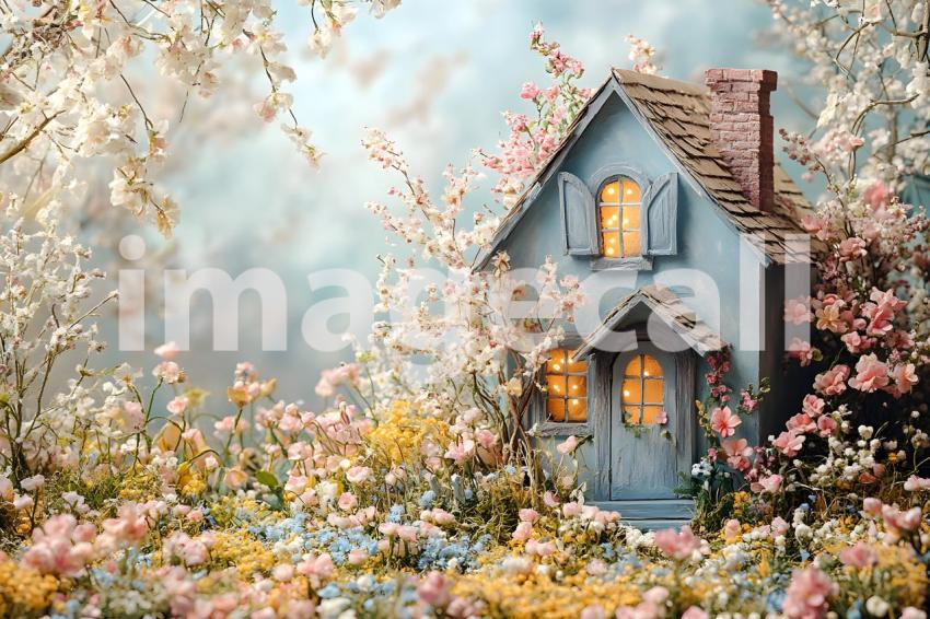 007 ethereal fairy house 20 backdrops b25077