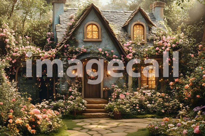 022 ethereal fairy house 20 backdrops b25077