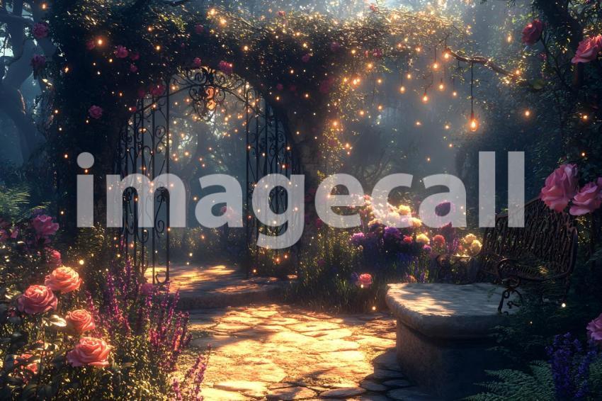 032 fairy tale garden retreat 40 backdrops b25136