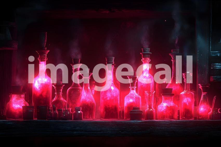 014 red hued apothecary 25 backdrops b25098