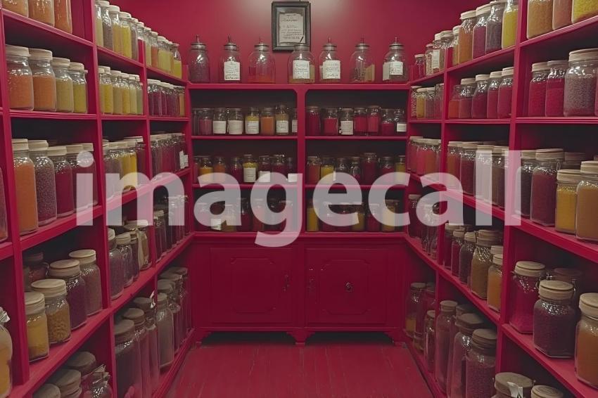 022 red hued apothecary 25 backdrops b25098