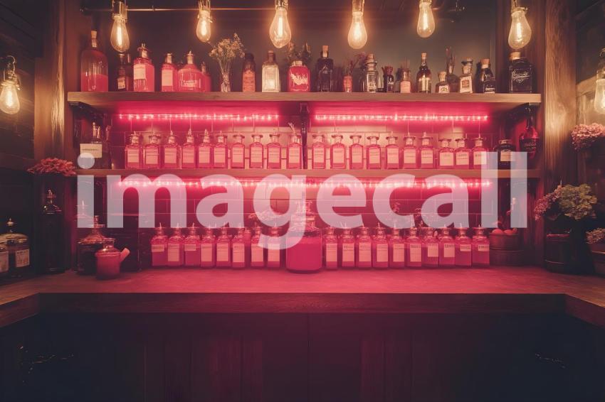 023 red hued apothecary 25 backdrops b25098