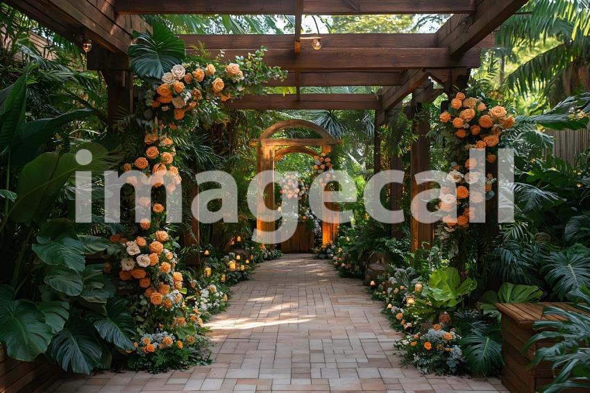 006 botanical wedding 25 backdrops bd25419