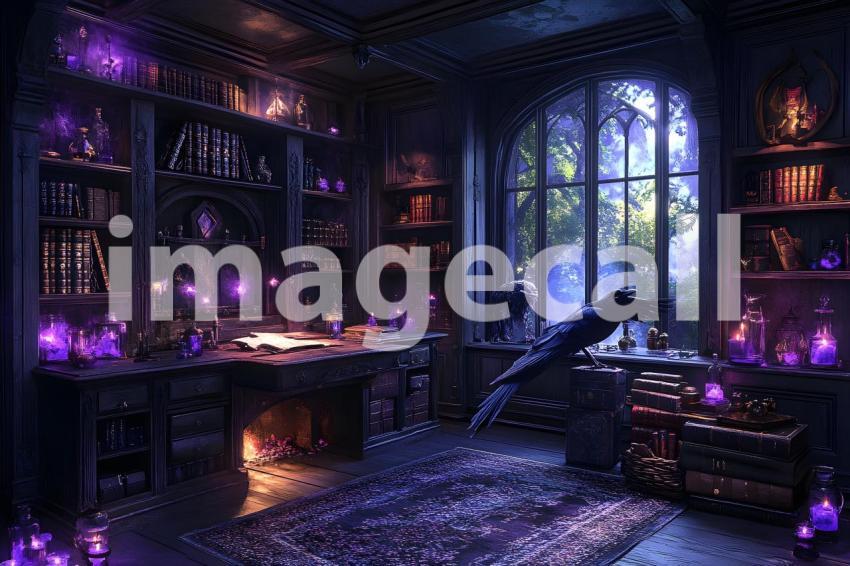 023 gothic study secrets 60 backdrops bd25476
