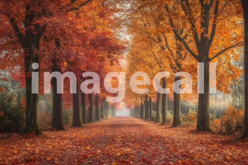001 autumn woodland path 25 backdrops bd25405