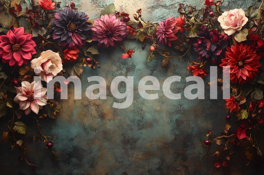 016 botanical garden vintage 25 backdrops bd25418